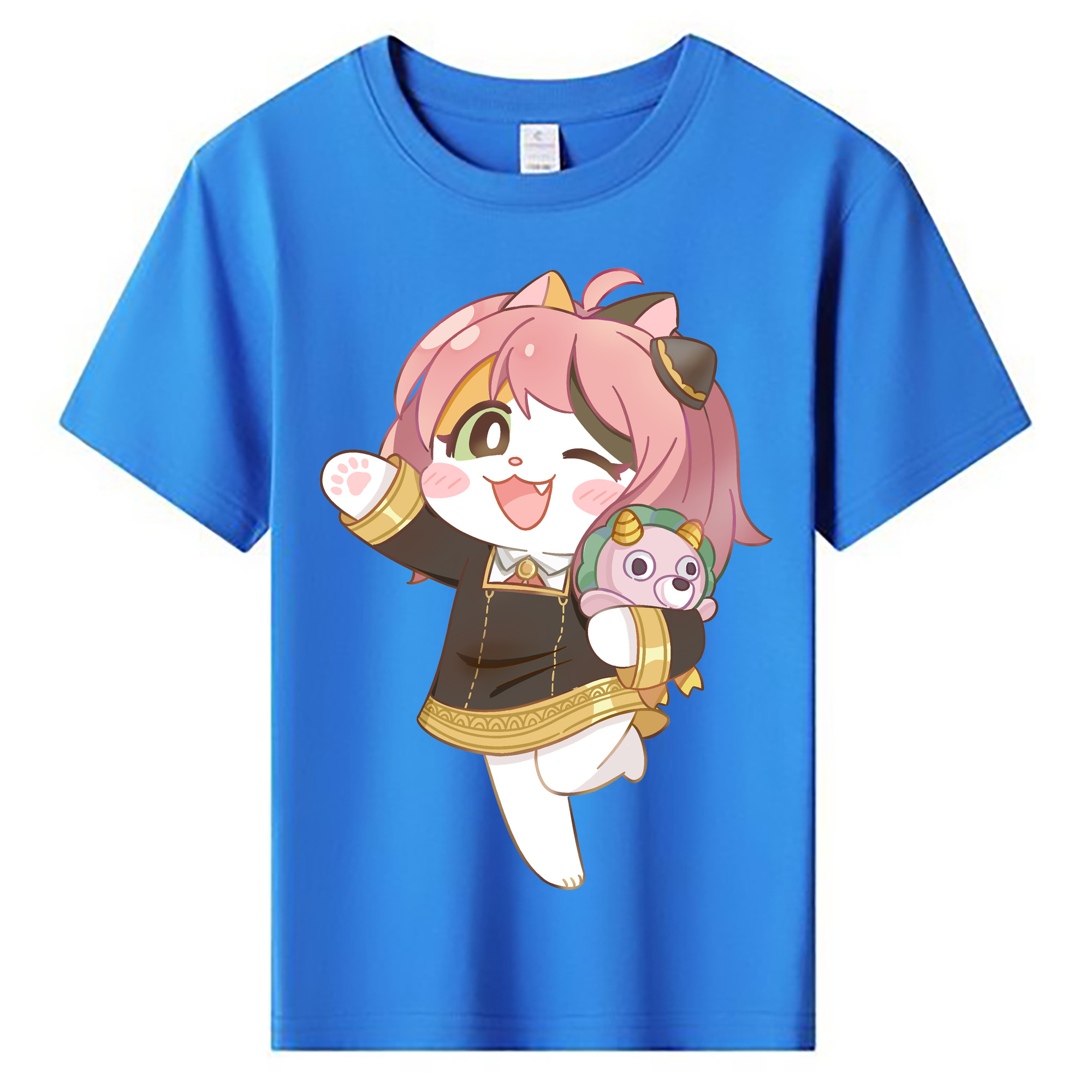 （画像用） SPY×FAMILY间谍家家酒 綿100％キッズTシャツ（フロントプリント）